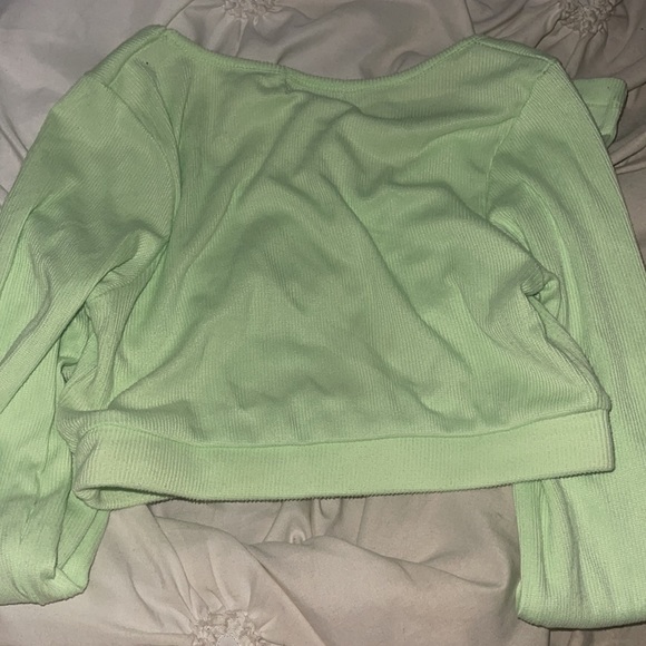 playboy crop long sleeve top - Picture 4 of 7